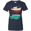 Fishing - floating boat cute animals T Shirt & Hoodie